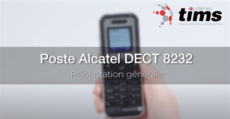 Poste Alcatel DECT 8232 - Présentation générale
