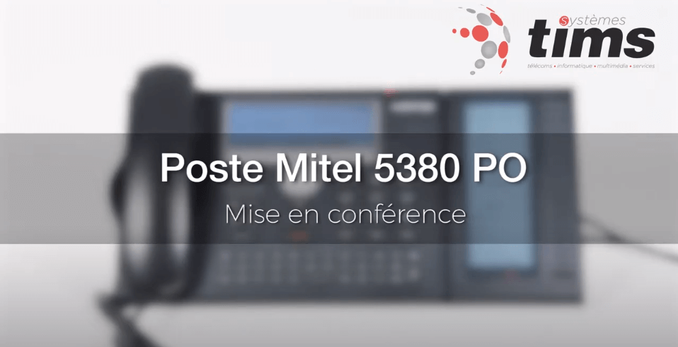 Mitel Aastra 5380 PO - Mise en conférence
